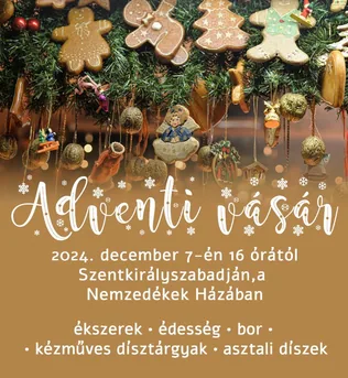 Adventi vásár Szentkirályszabadján borítóképe