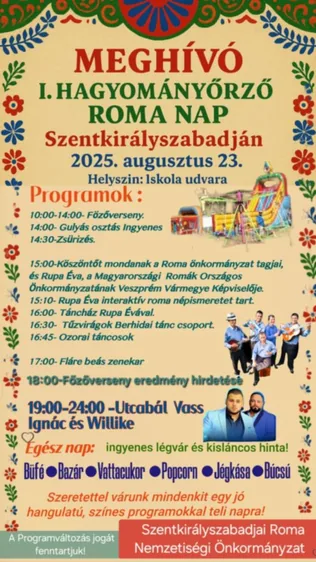I. Hagyományőrző Roma Nap borítóképe