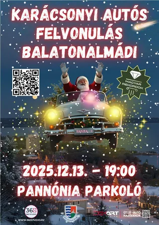 KARÁCSONYI AUTÓS FELVONULÁS borítóképe